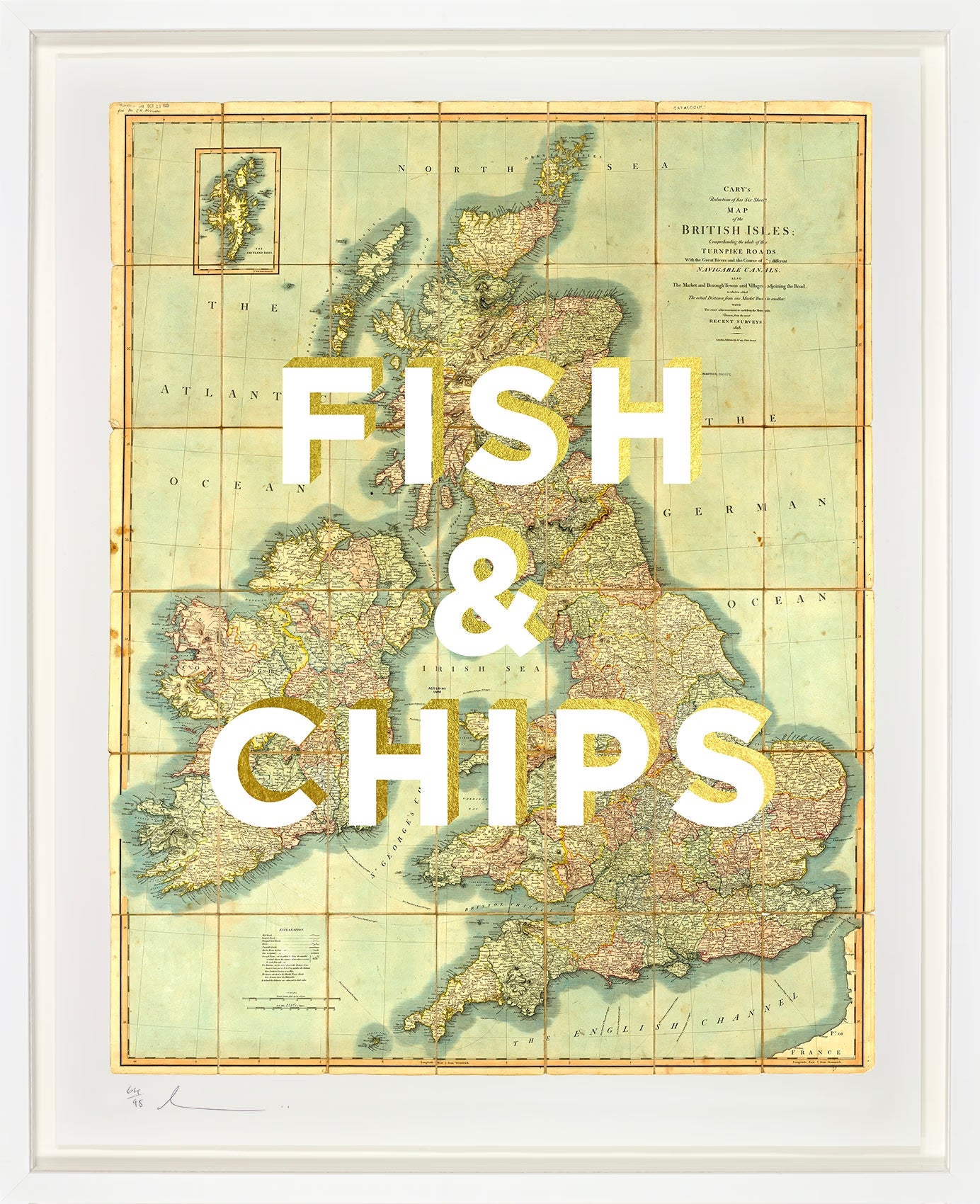 Fish & Chips The Real Hackney Dave, Limited Edition, Edition Size: 95